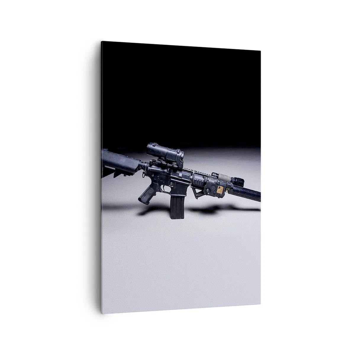 Canvastavla - Bild på duk - Mörk riddare - 80x120 cm