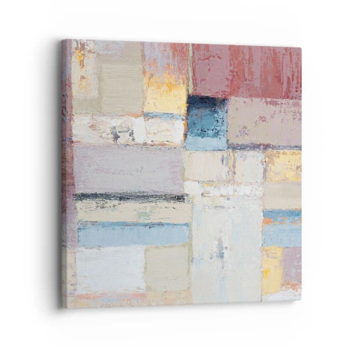 Canvastavla - Bild på duk - Geometrins lugn - 30x30 cm
