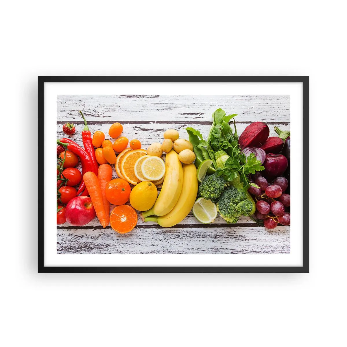 Affisch i svart ram - Räcker det inte? - 70x50 cm
