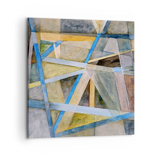 Canvastavla - Bild på duk - Rakt fram eller diagonalt? - 60x60 cm