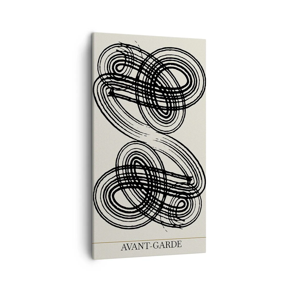 Canvastavla - Bild på duk - Det kom ut spontant - 45x80 cm