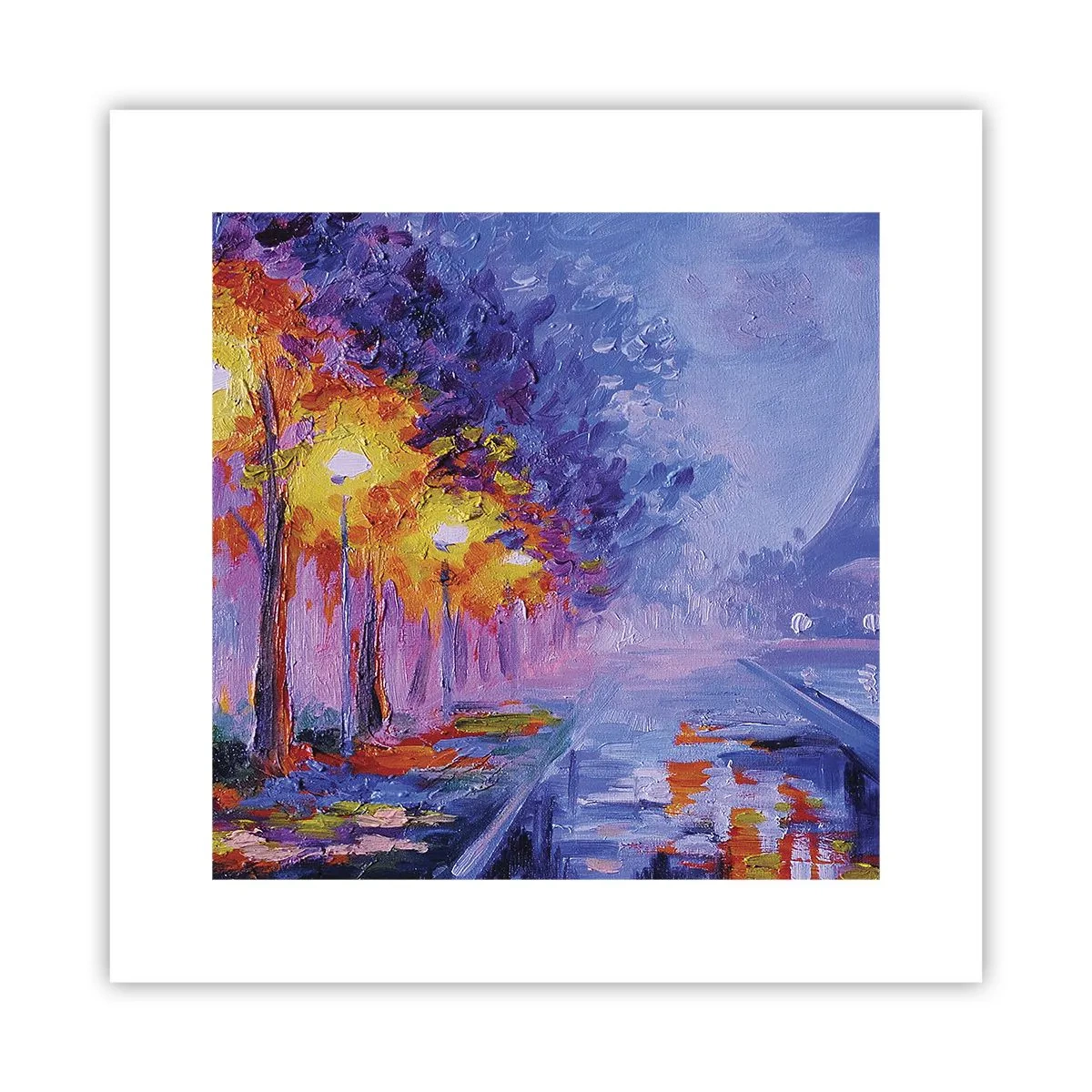 Affisch - Drömpromenad - 30x30 cm