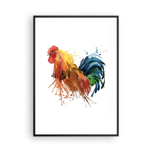 Affisch i svart ram - Kungliga kläder, kunglig stolthet - 70x100 cm