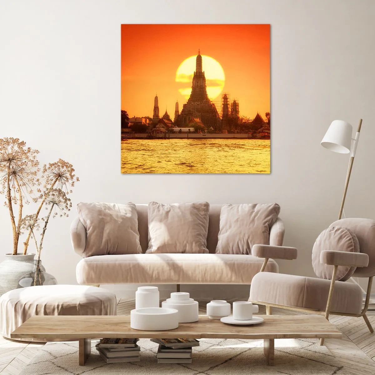 Canvastavla - Bild på duk - Mot solen, alltid mot solen - 30x30 cm