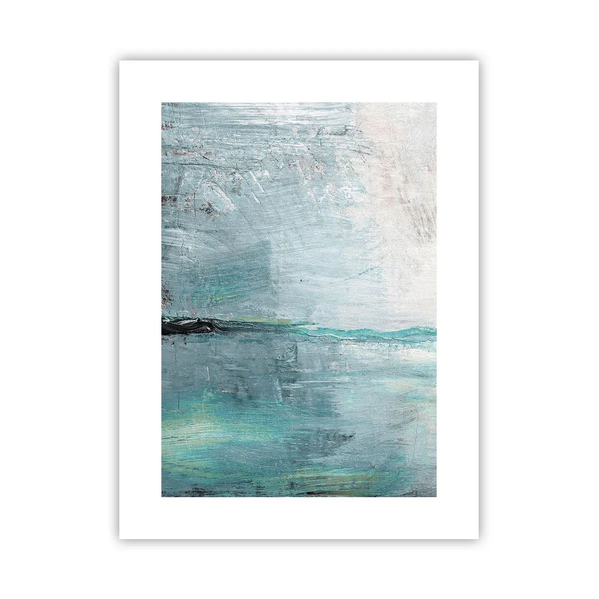 Affisch - Horisontellt i blått - 30x40 cm