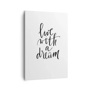 Canvastavla - Bild på duk - Of course - 70x100 cm