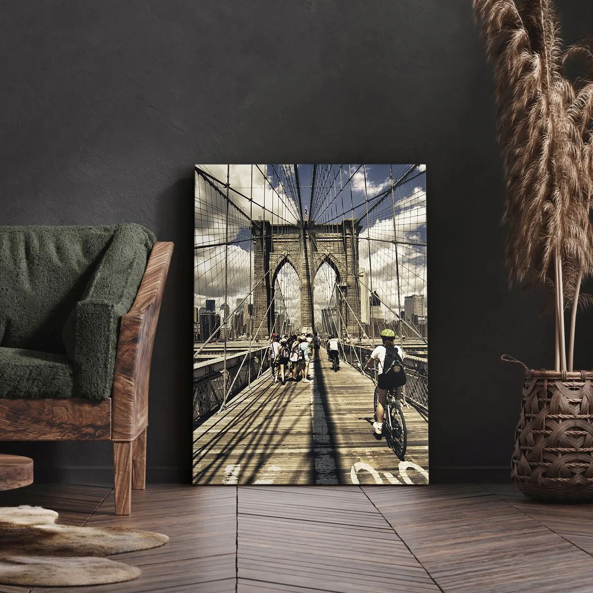 Canvastavla - Bild på duk - Direkt till stadens kärna - 50x70 cm