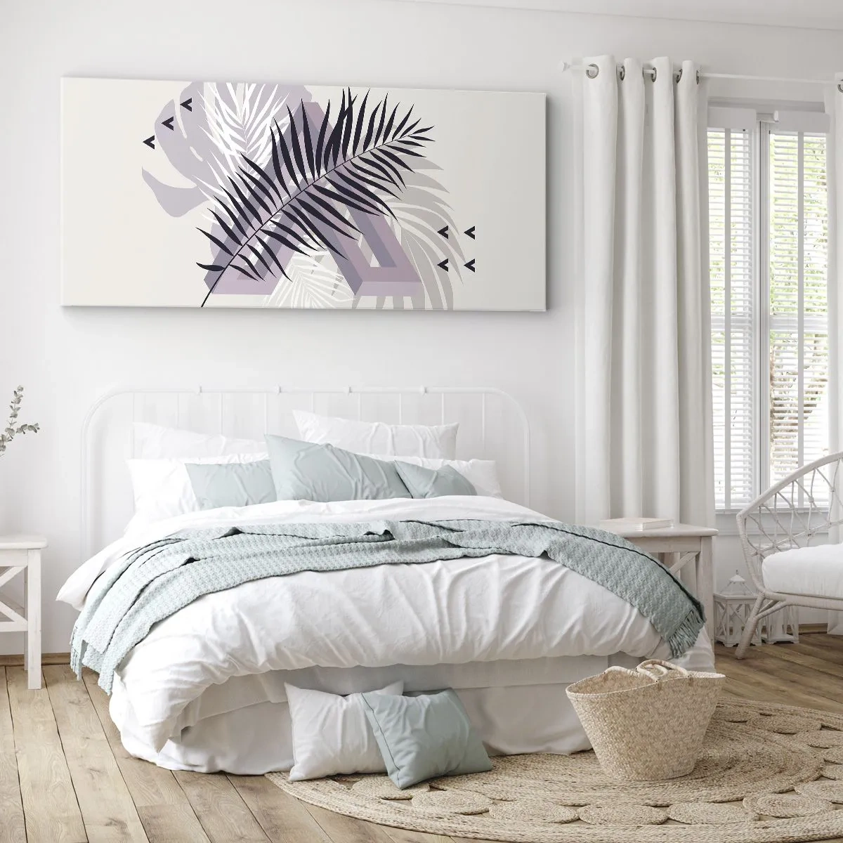 Canvastavla - Bild på duk - Skuggans skugga - 120x50 cm