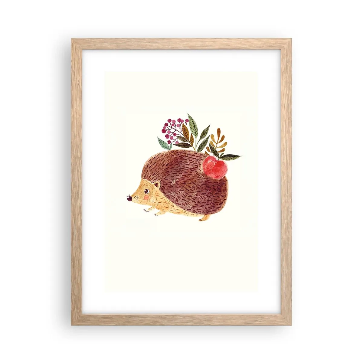 Affisch i ram av ljusek - Och du gillar mig redan - 30x40 cm