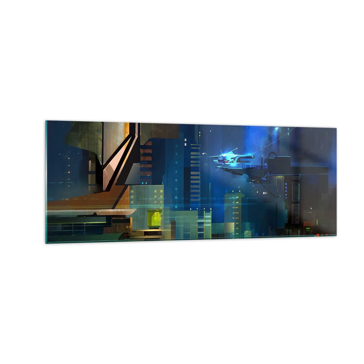 Glastavla - Bild på glas - Inom snar framtid - 140x50 cm