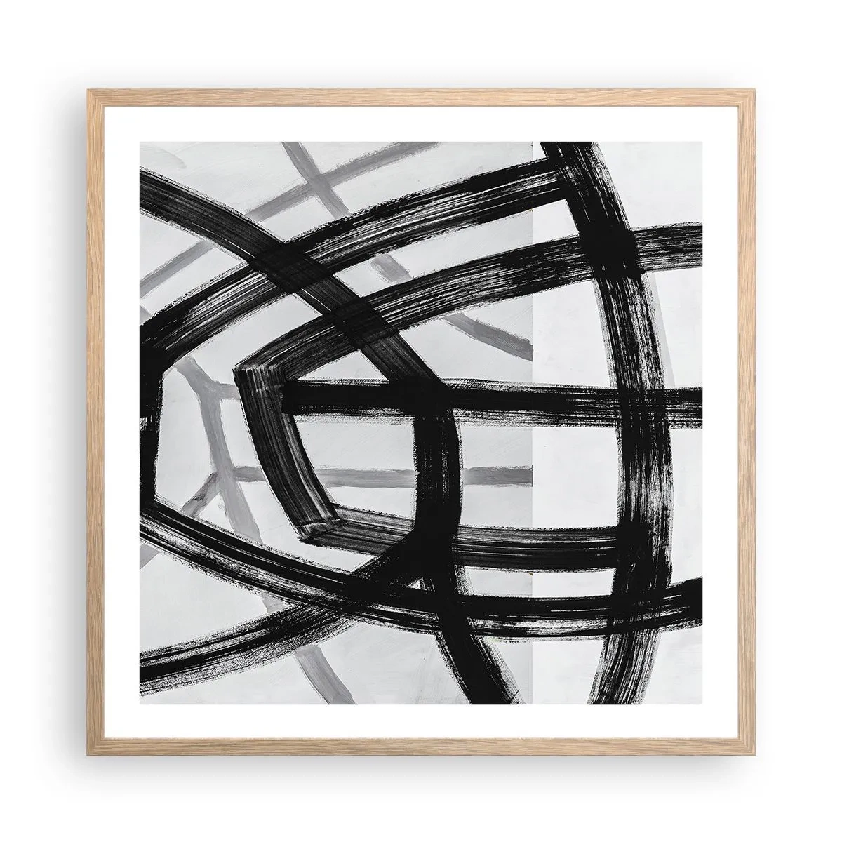 Affisch i ram av ljusek - Att skapa djupet - 60x60 cm