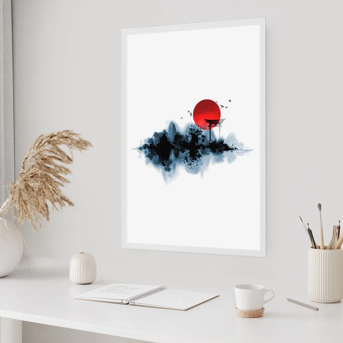Affisch - Japansk utsikt - 50x70 cm