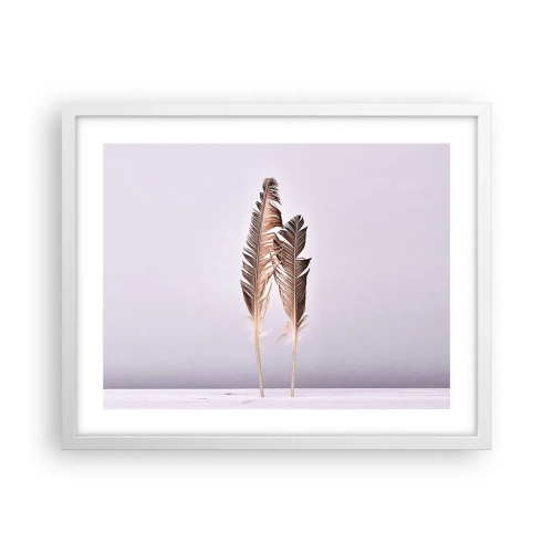 Affisch i vit ram - Mot intet - 50x40 cm