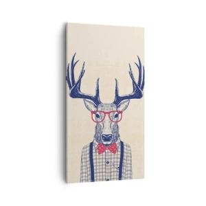 Canvastavla - Bild på duk - Rolig extravagans - 55x100 cm