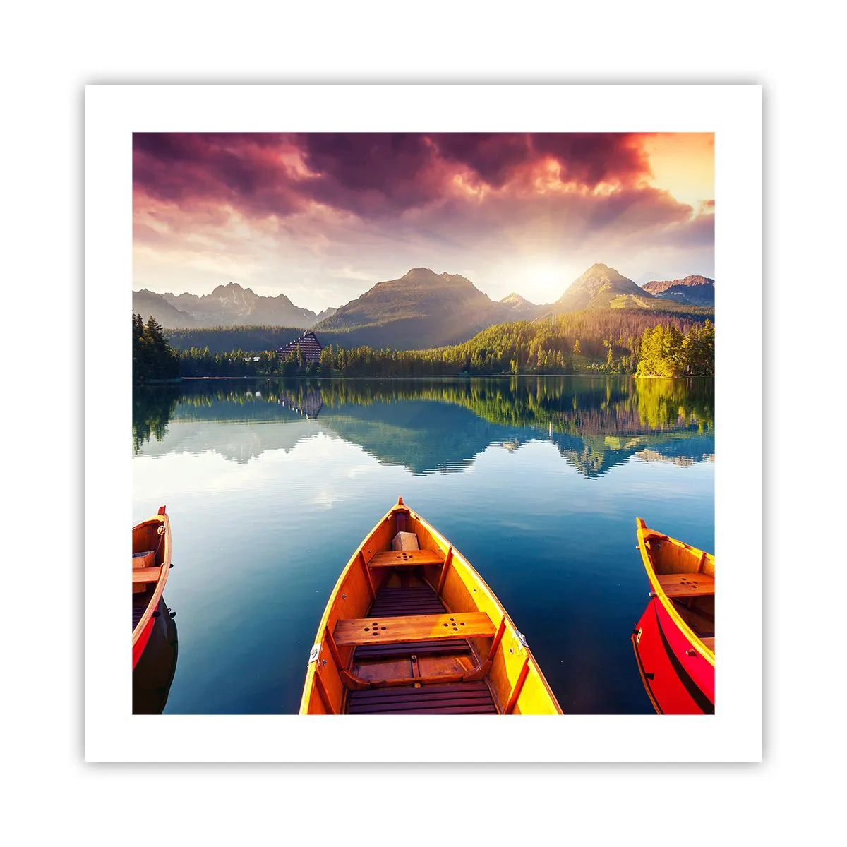 Affisch - Ingenting mot naturen - 50x50 cm