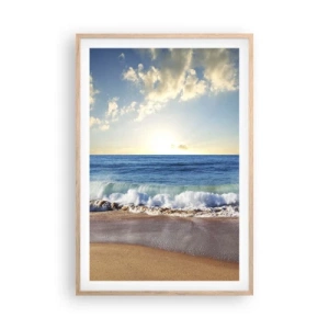 Affisch i ram av ljusek - Rörlighet och orörlighet samtidigt - 61x91 cm