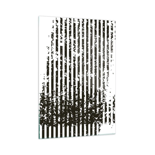 Glastavla - Bild på glas - Rytm och brus - 50x70 cm