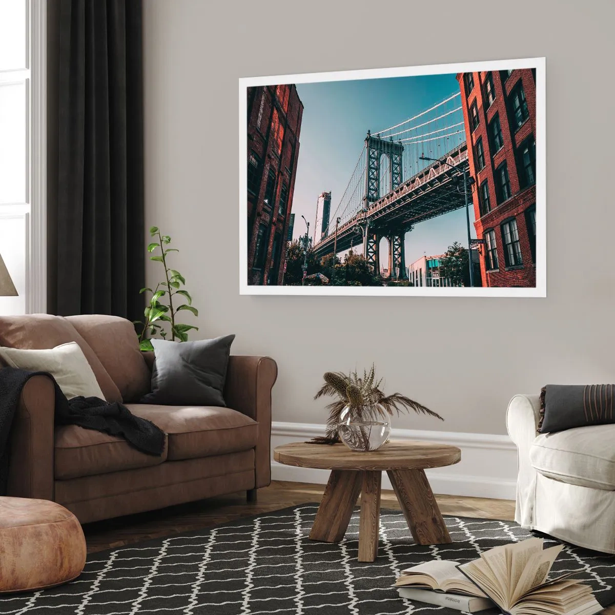 Affisch - Över stadens vågor - 40x30 cm