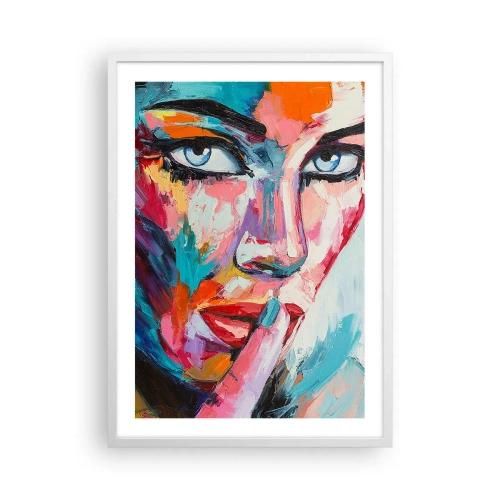 Affisch i vit ram - Vår första hemlighet - 50x70 cm