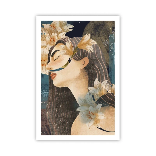 Affisch - Sagan om drottning med liljor - 61x91 cm