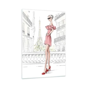 Glastavla - Bild på glas - Modets konst - 50x70 cm