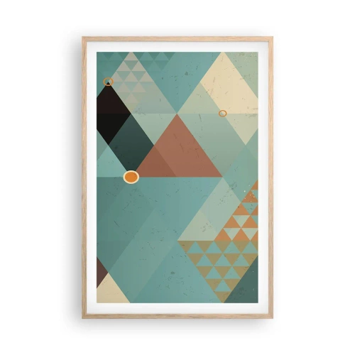 Affisch i ram av ljusek - Mångfaldens enighet, enighetens mångfald - 61x91 cm