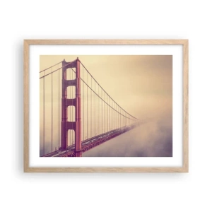 Affisch i ram av ljusek - Mellan himlen och jorden - 50x40 cm