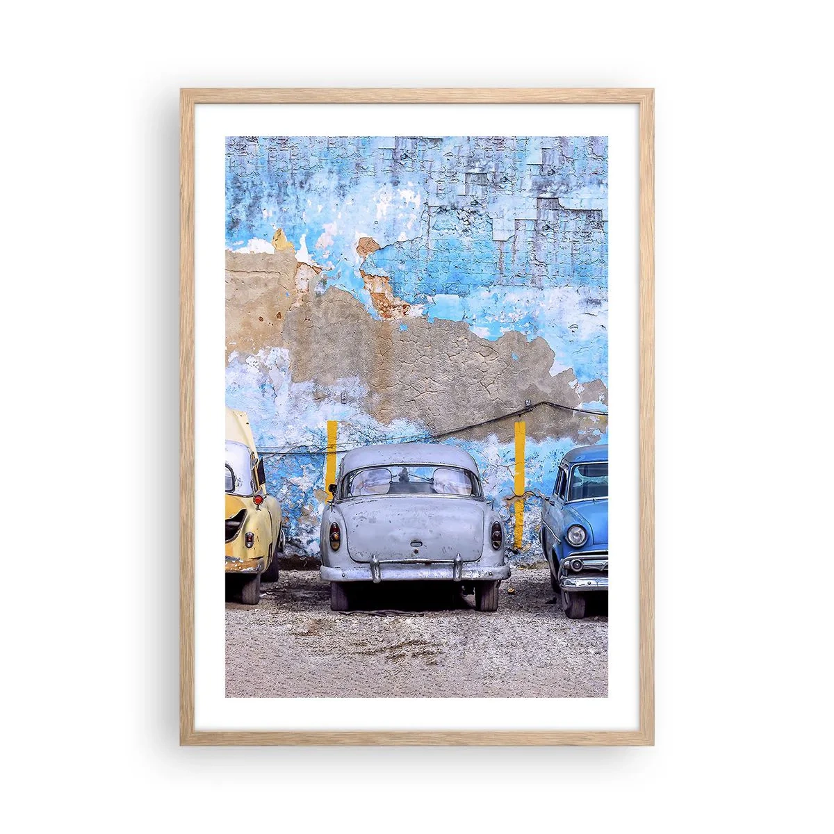 Affisch i ram av ljusek - Veteranmöte - 50x70 cm