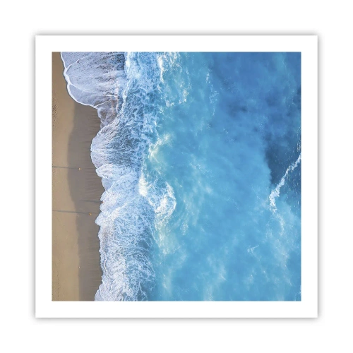 Affisch - Blå styrka - 60x60 cm