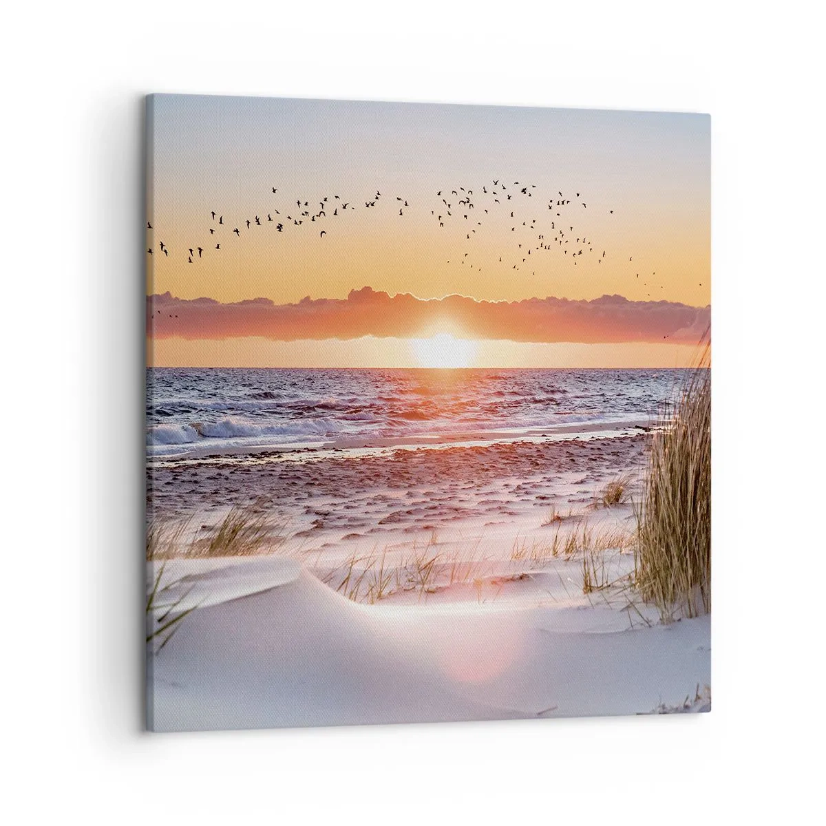 Canvastavla - Bild på duk - Horisontellt landskap - 50x50 cm