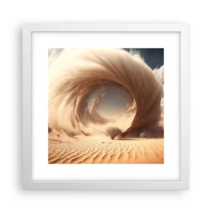 Affisch i vit ram - Öppen portal - 30x30 cm