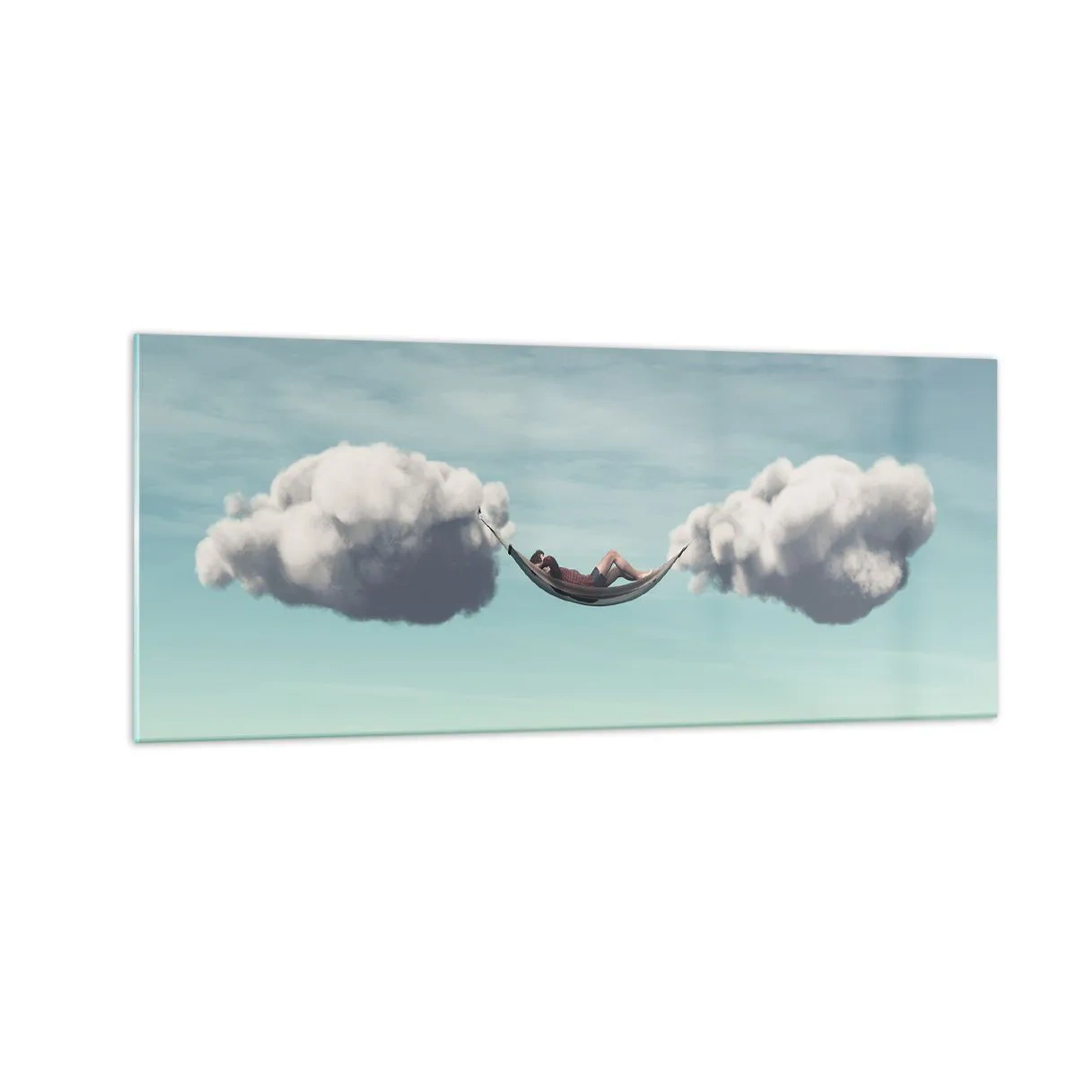 Glastavla - Bild på glas - Stundens salighet - 100x40 cm