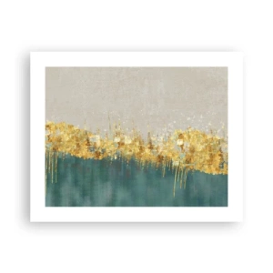 Affisch - Den gyllene gränsen - 50x40 cm