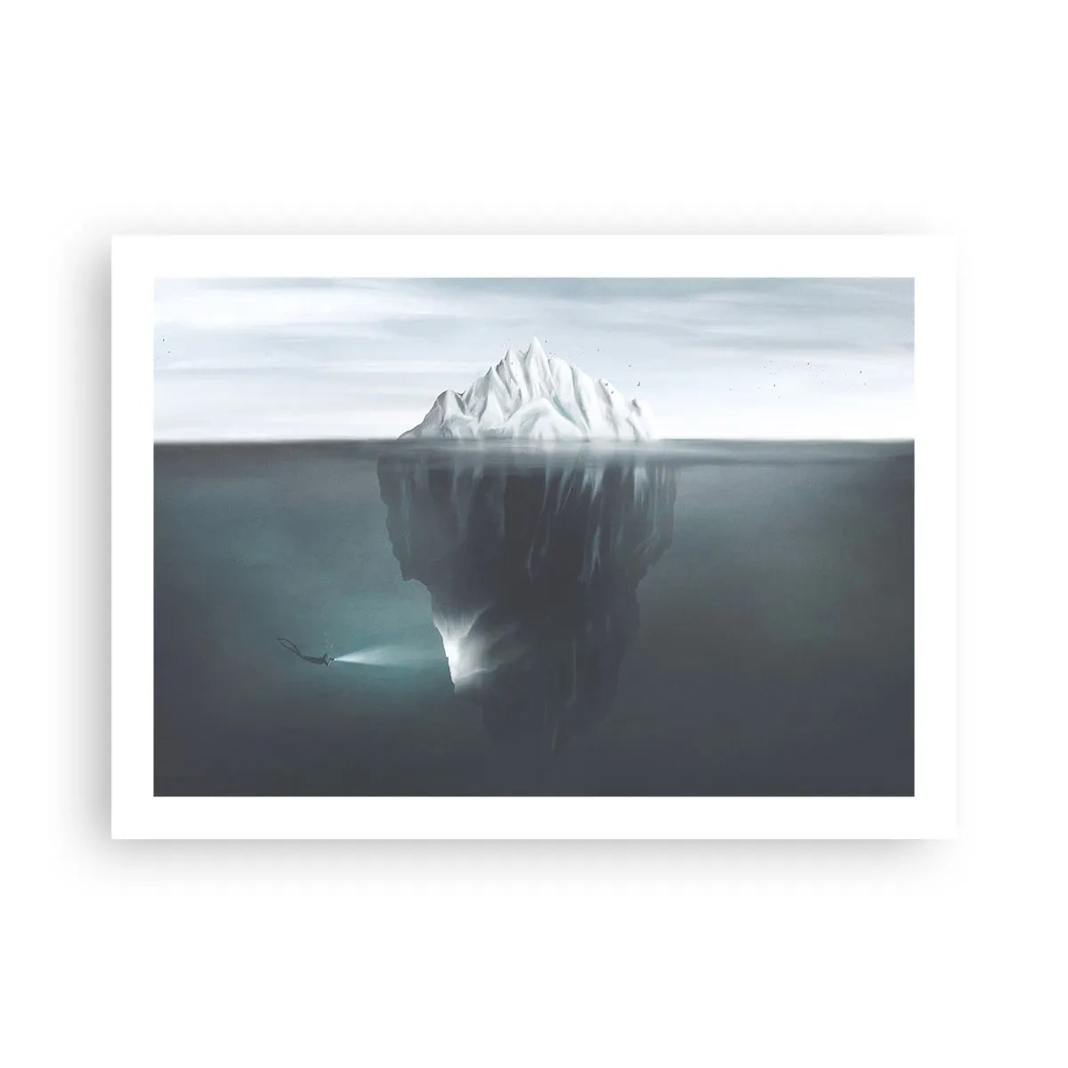 Affisch - Undervattensmysterium - 70x50 cm