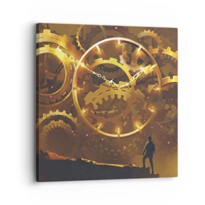 Canvastavla - Bild på duk - Hos tidens källor - 30x30 cm