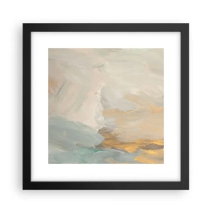 Affisch i svart ram - Abstraktion - ett land av mildhet - 30x30 cm
