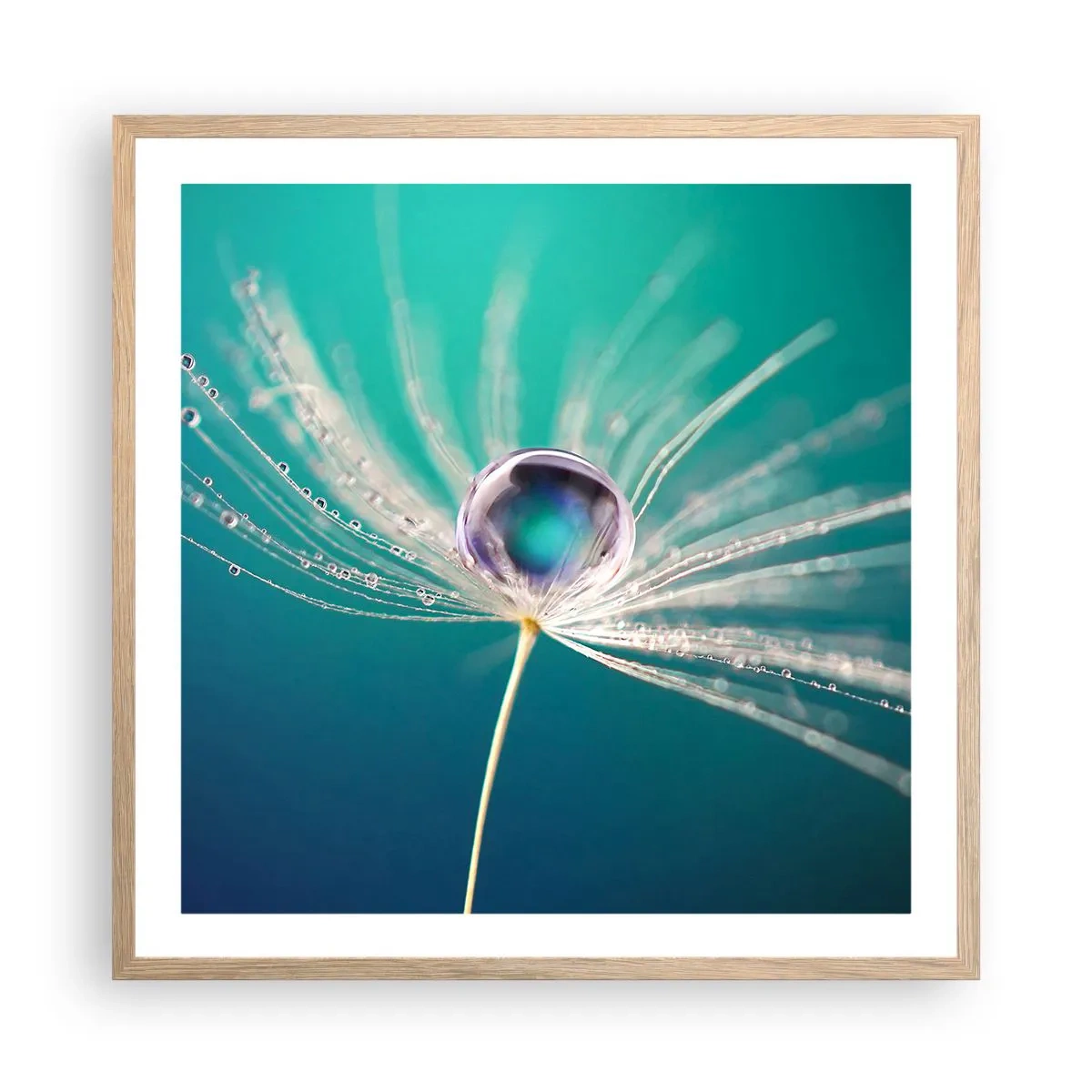 Affisch i ram av ljusek - Mystisk stund - 60x60 cm
