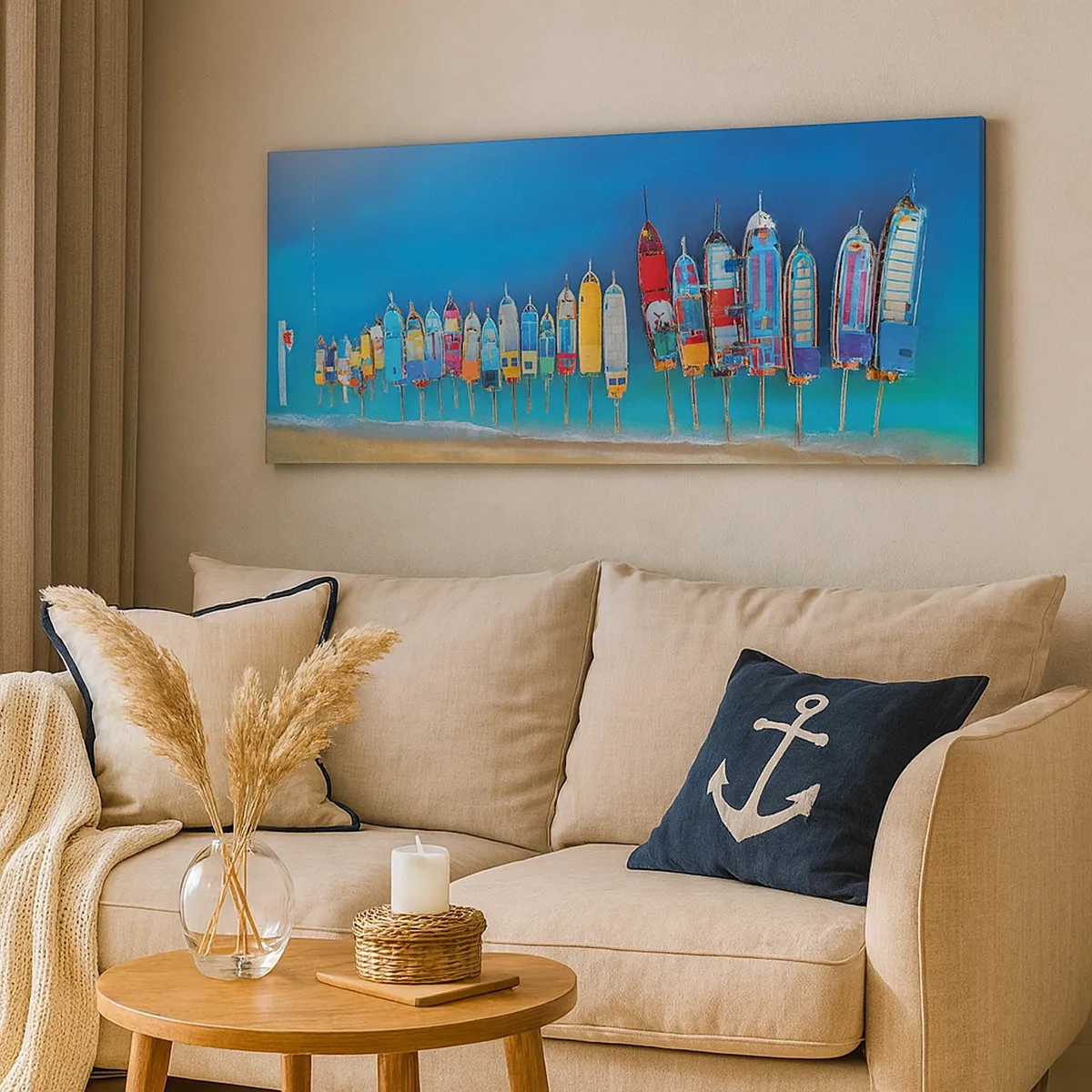 Canvastavla - Bild på duk - Ur fågelperspektivet - 30x30 cm