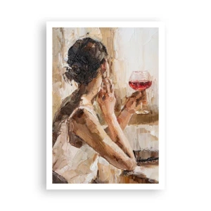 Affisch - Smaken av ett gott ögonblick - 70x100 cm