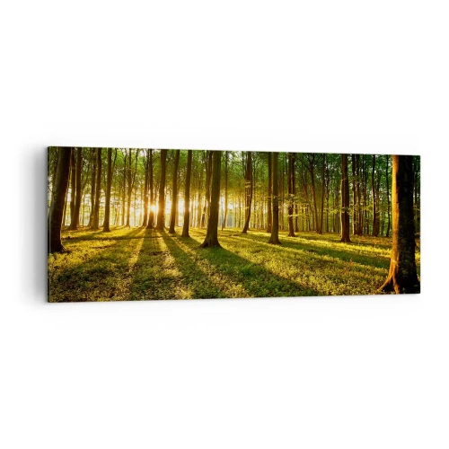 Canvastavla - Bild på duk - Fotografi av alla vårar - 140x50 cm
