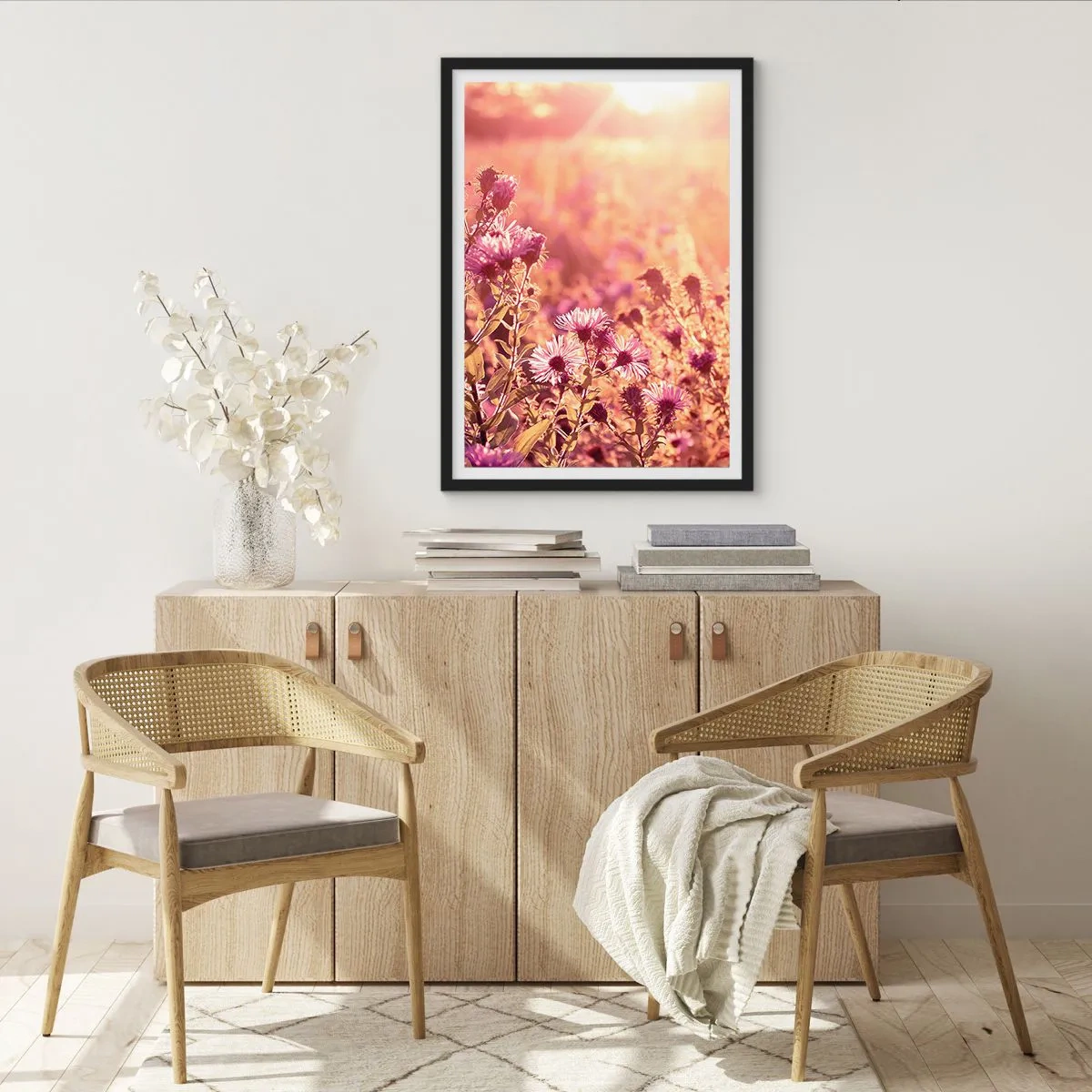 Affisch i svart ram - Innan sommaren går bort - 70x100 cm