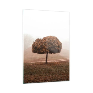 Glastavla - Bild på glas - Efter en hektisk sommar - 50x70 cm