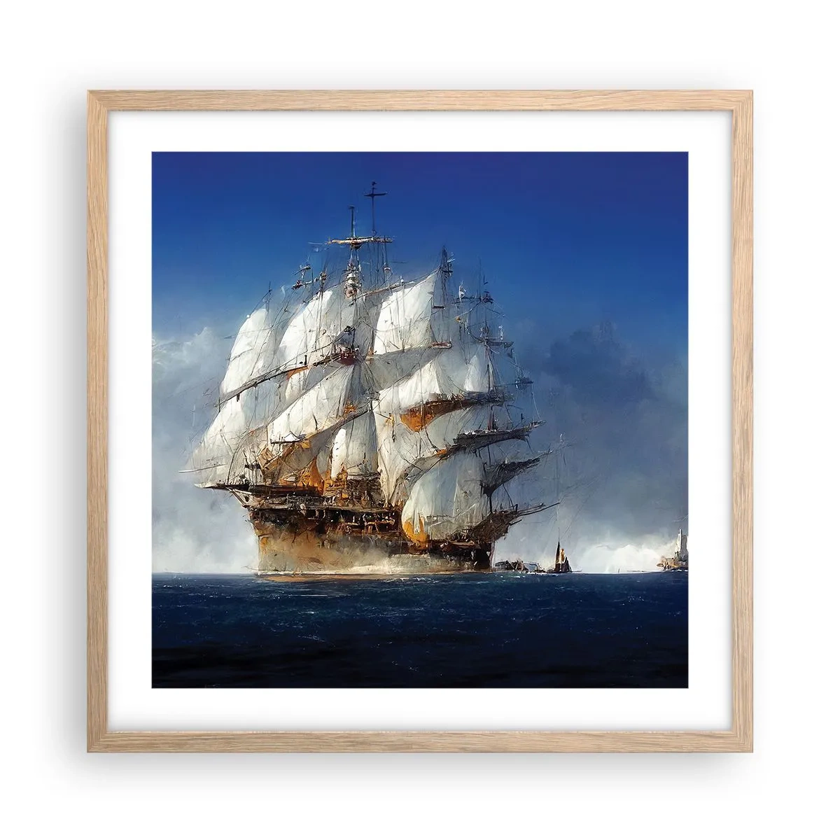 Affisch i ram av ljusek - The great glory! - 50x50 cm