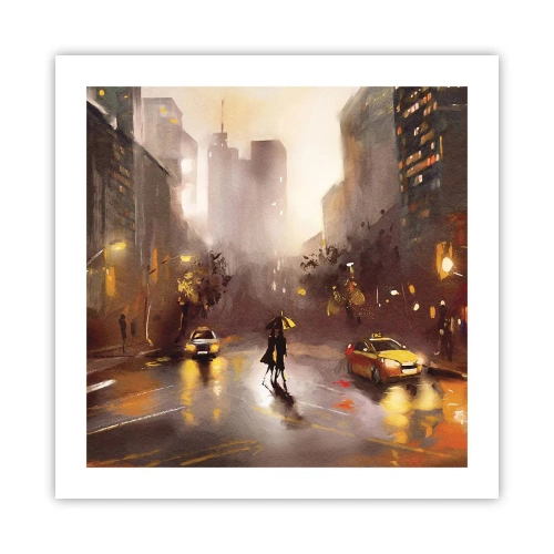 Affisch - I New Yorks ljus - 50x50 cm