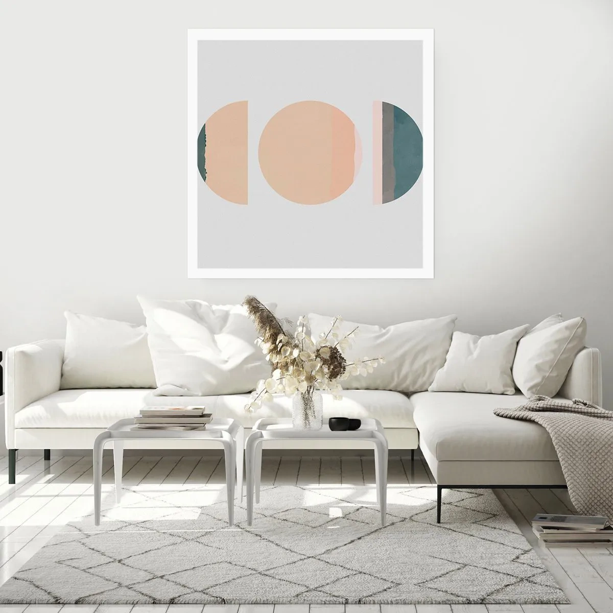 Affisch - Hjul efter hjul - 30x30 cm