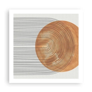 Affisch - En solig komposition - 60x60 cm