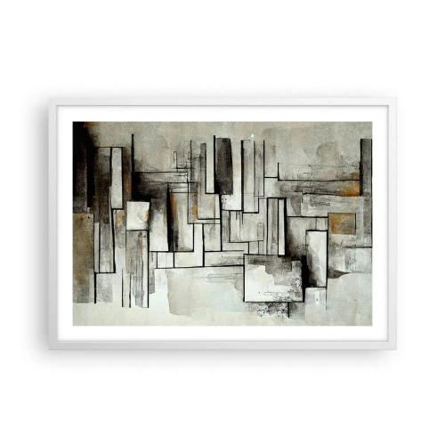 Affisch i vit ram - Kraften i enkelhet - 70x50 cm