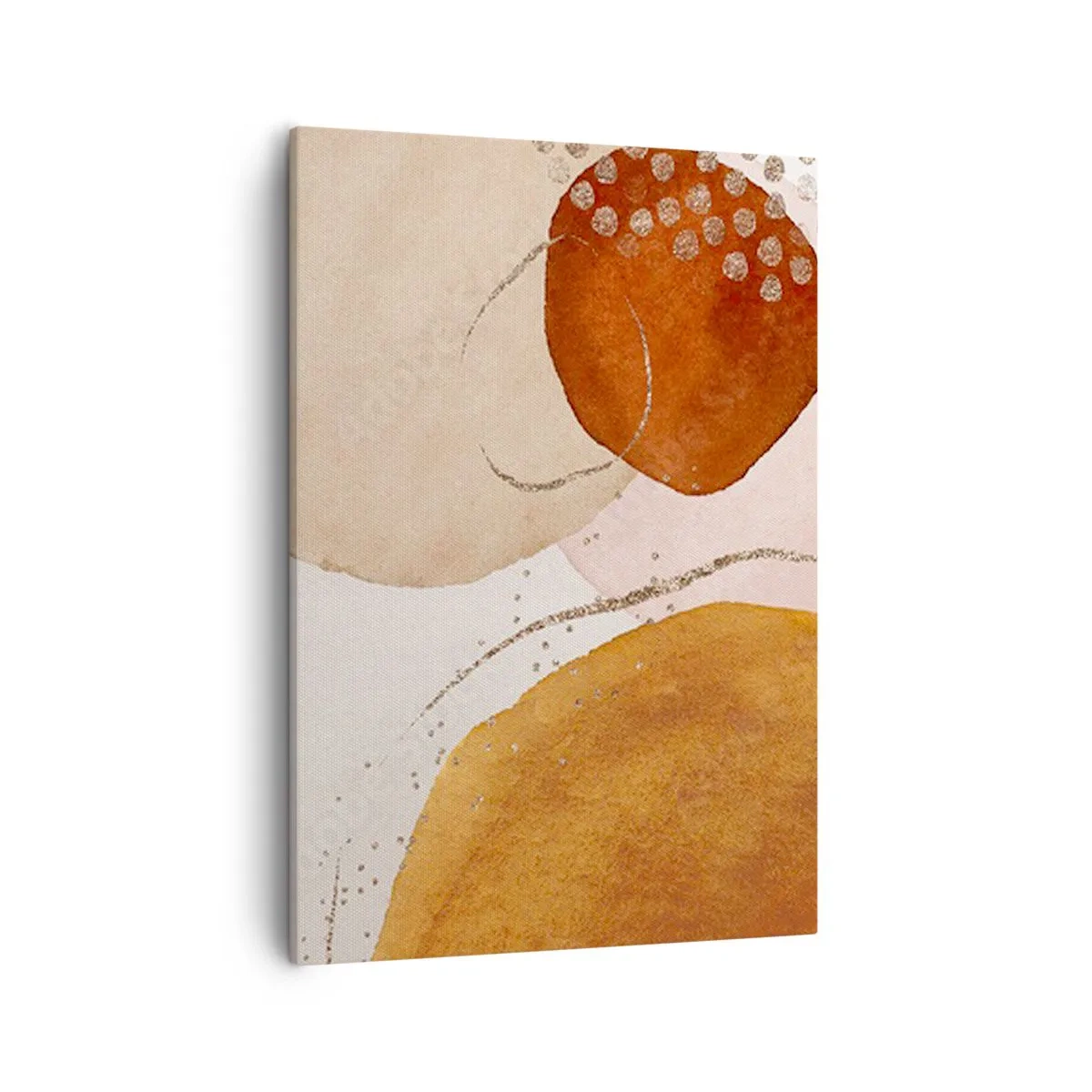 Canvastavla - Bild på duk - Rundhet och rörelse - 50x70 cm