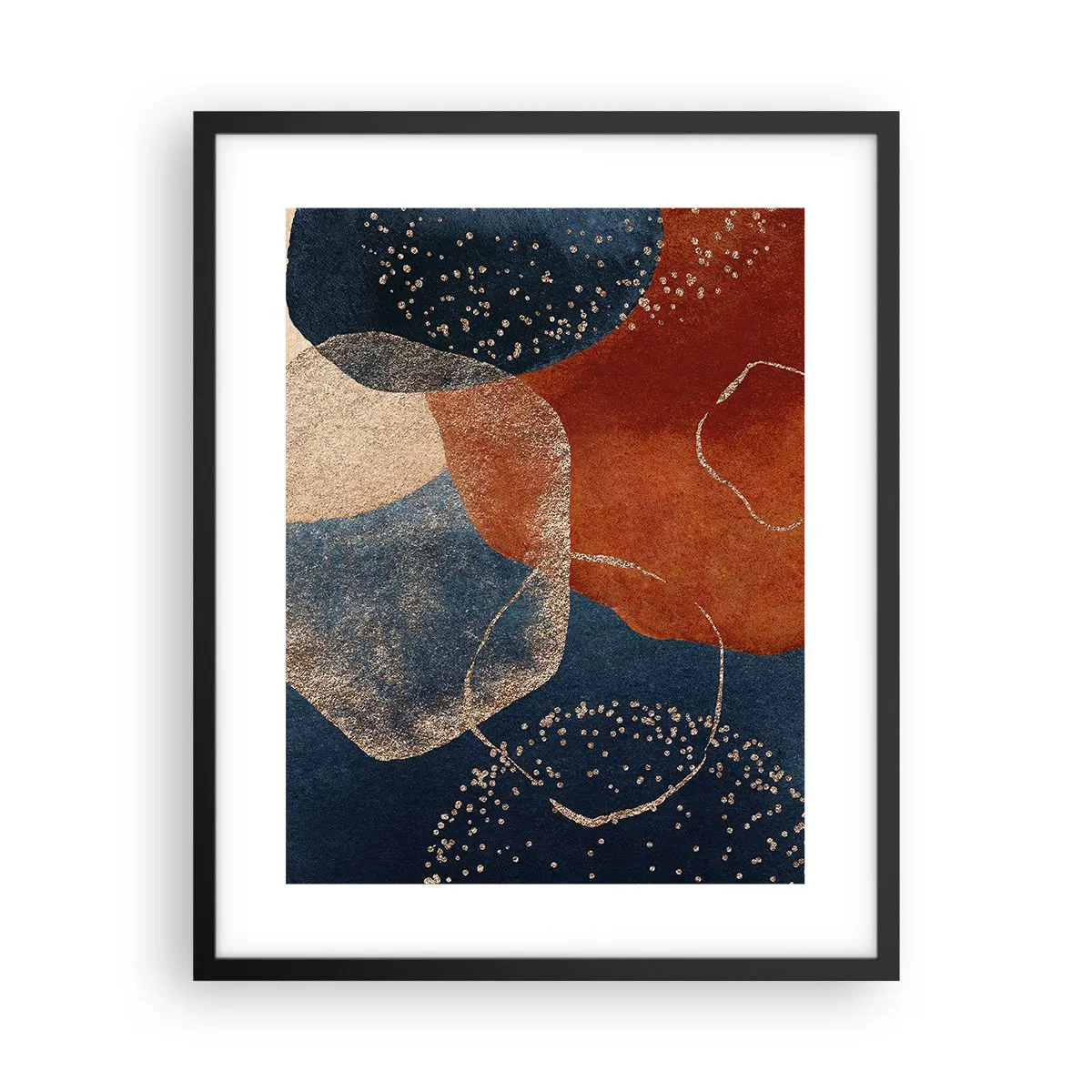 Affisch i svart ram - Existensens lätthet - 40x50 cm