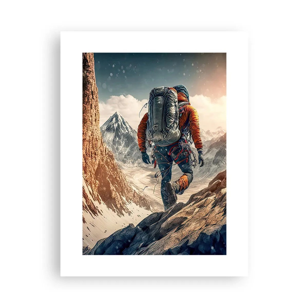 Affisch - Ensam krigare - 30x40 cm